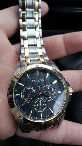 bulova watch in hand