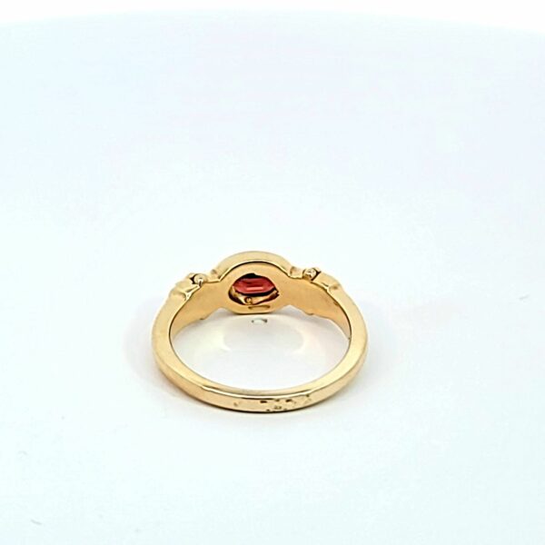 14 kt Yellow Gold Custom Stone Oval Set Ring