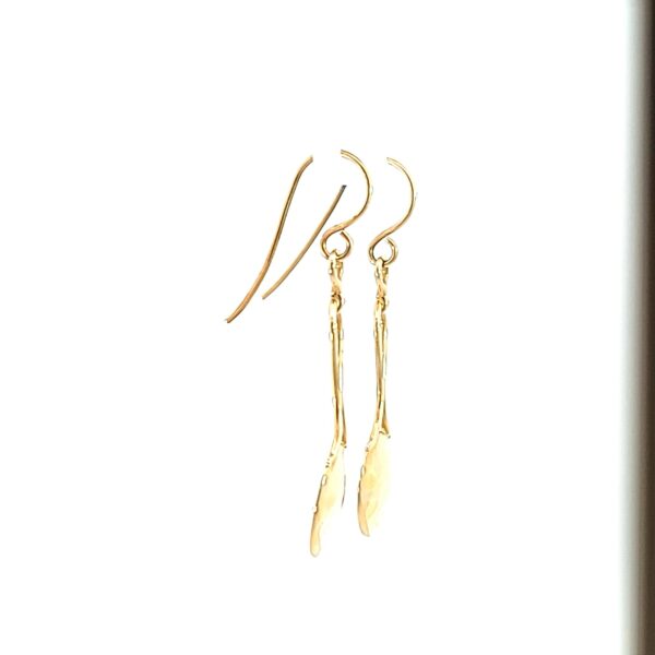 14 kt Yellow Gold Custom Drop Earrings