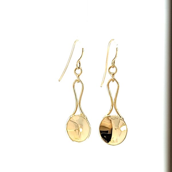 14 kt Yellow Gold Custom Drop Earrings