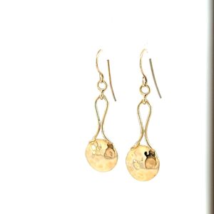 14 kt Yellow Gold Custom Drop Earrings