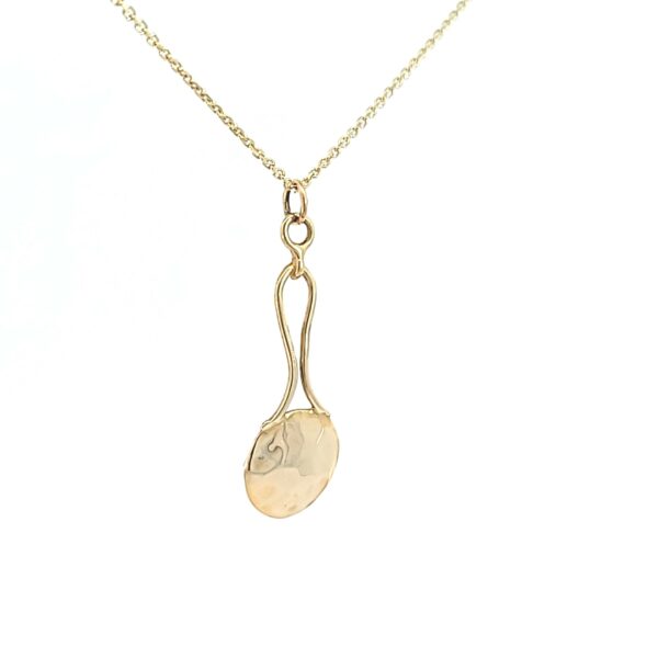 14 kt Yellow Gold Custom Drop Pendant