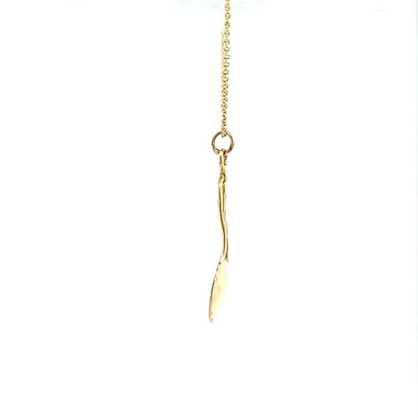 14 kt Yellow Gold Custom Drop Pendant