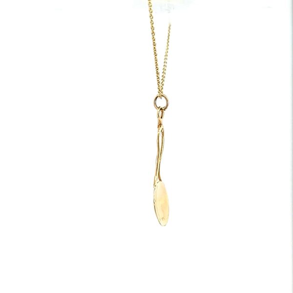 14 kt Yellow Gold Custom Drop Pendant