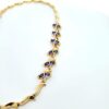 14kt yellow gold Tanzanite Necklace